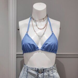 LISMAR Europe- Cornflower Blue Triangle Bikini Top- 30B